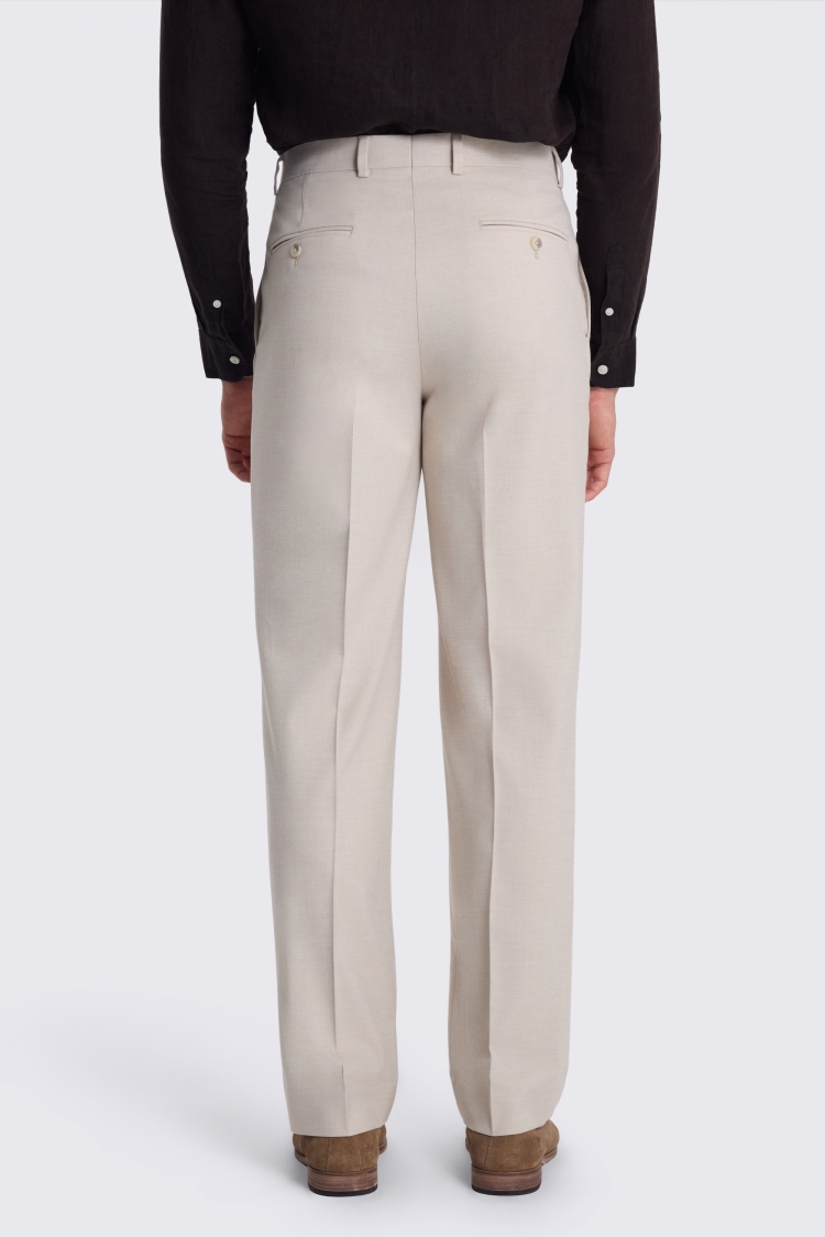 Relaxed Fit Light Camel Trousers