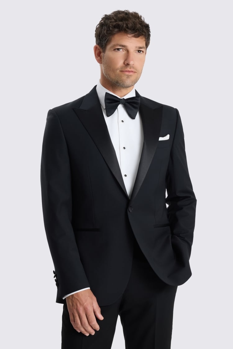 Tailored Fit Peak lapel Tuxedo Suit Jacket 
