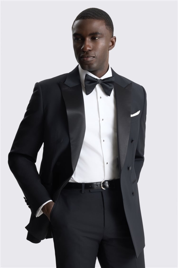 Tailored Fit Black Tuxedo Performance Suit
