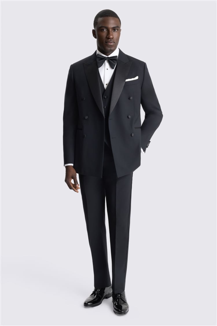 Tailored Fit Black Tuxedo Performance Jacket 