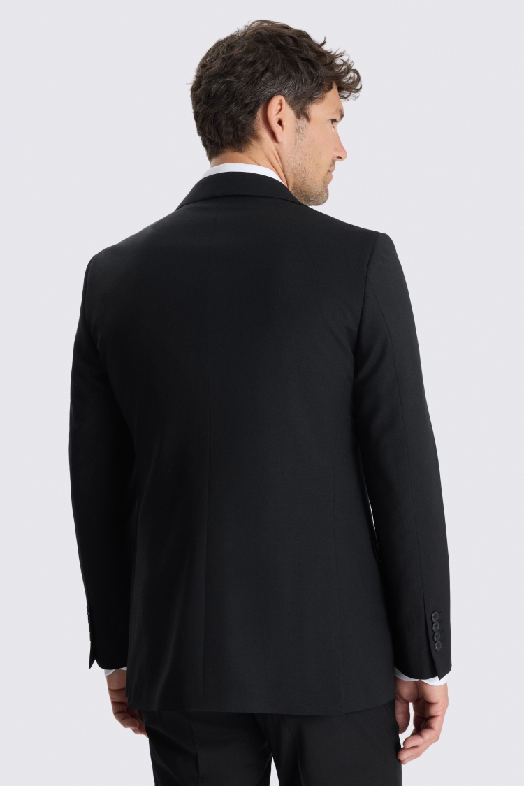 Tailored Fit Black Performance Suit Jacket