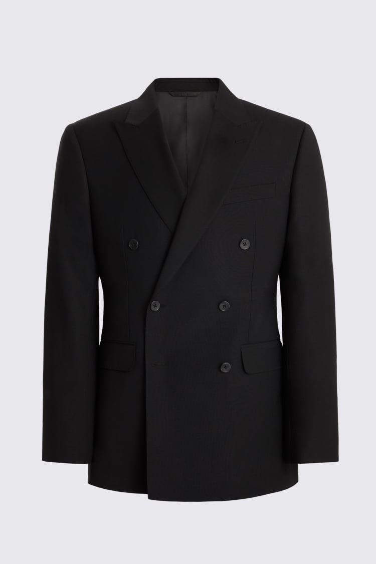 Tailored Fit Black Performance Suit Jacket