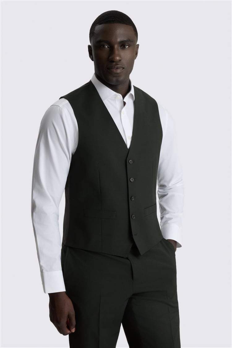 Tailored Performance Dark Green Suit