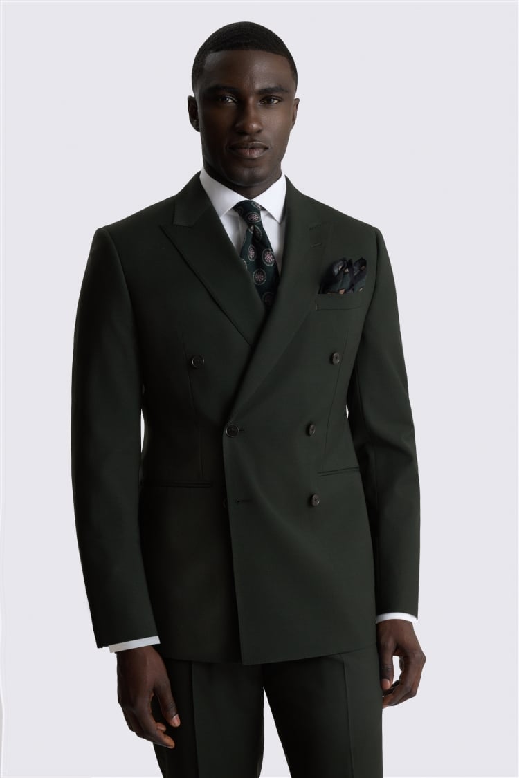 Tailored Performance Dark Green Suit