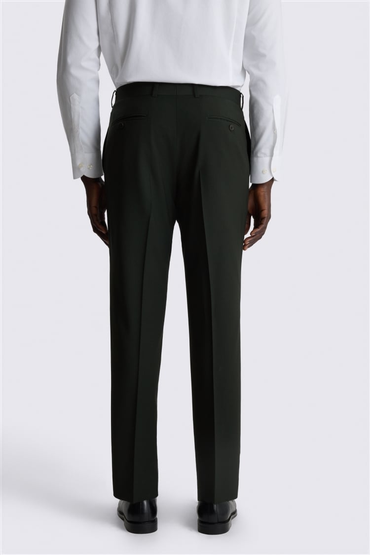 Performance Tailored Fit Dark Green Trouser