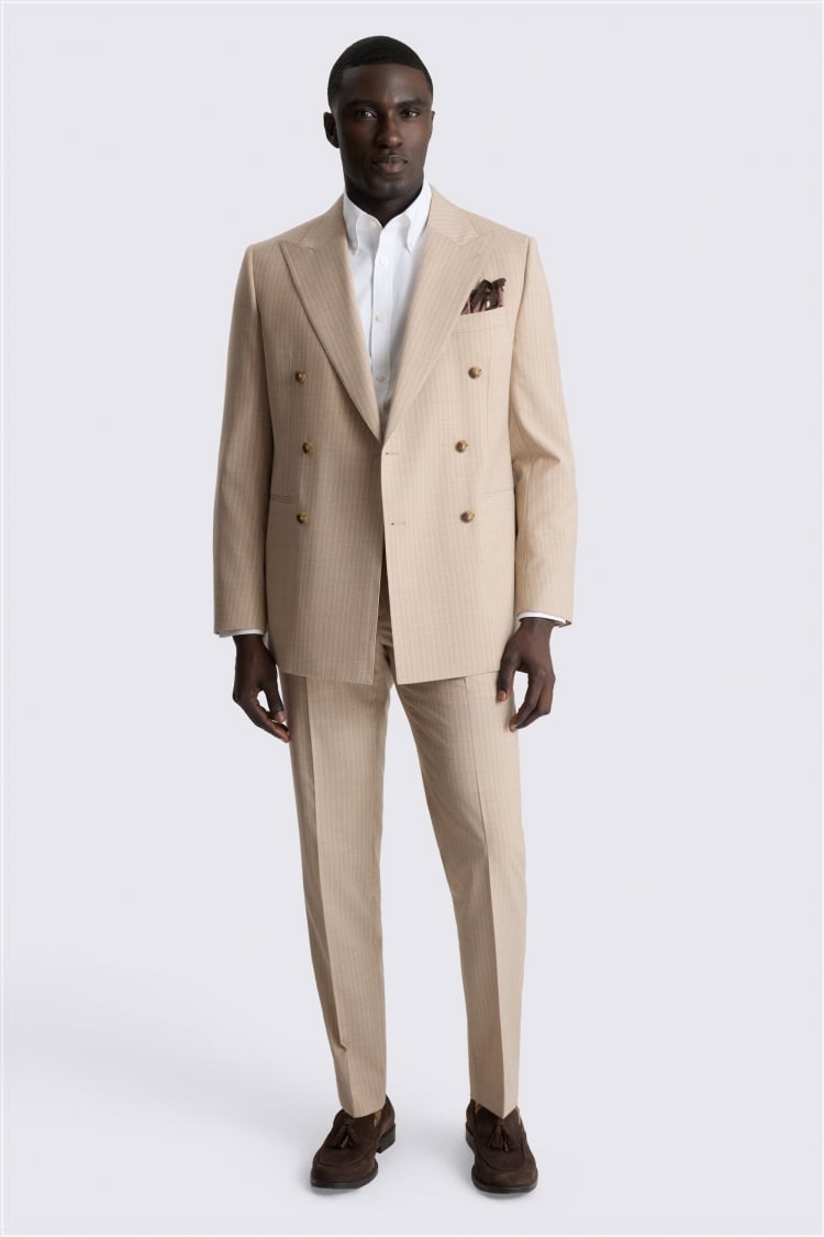 Tailored Performance Neutral Stripe Suit