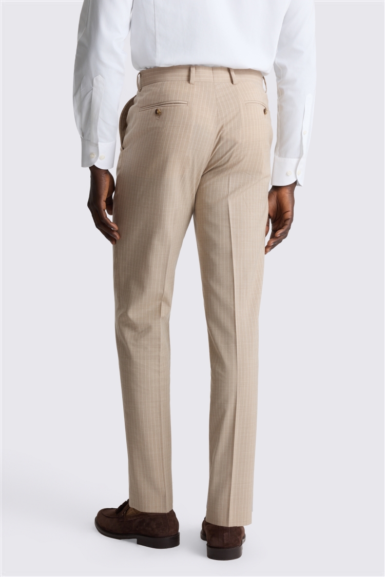 Performance Tailored Fit Neutral Stripe Trouser
