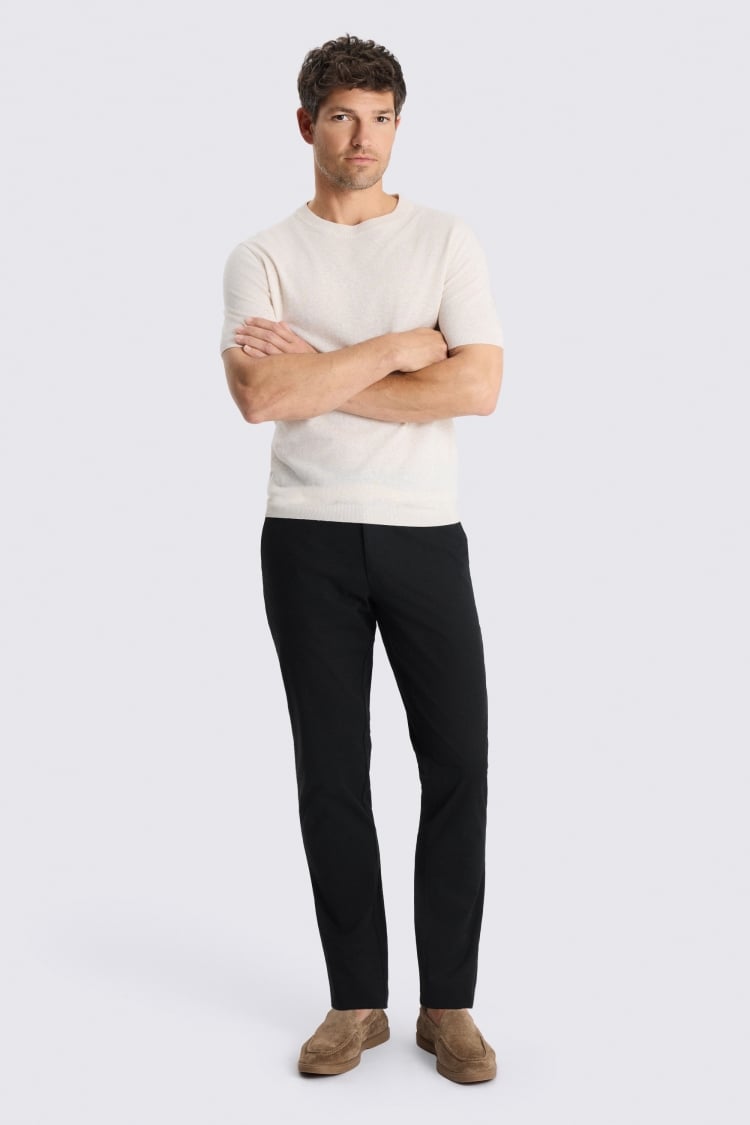 Tailored Fit Black Chino