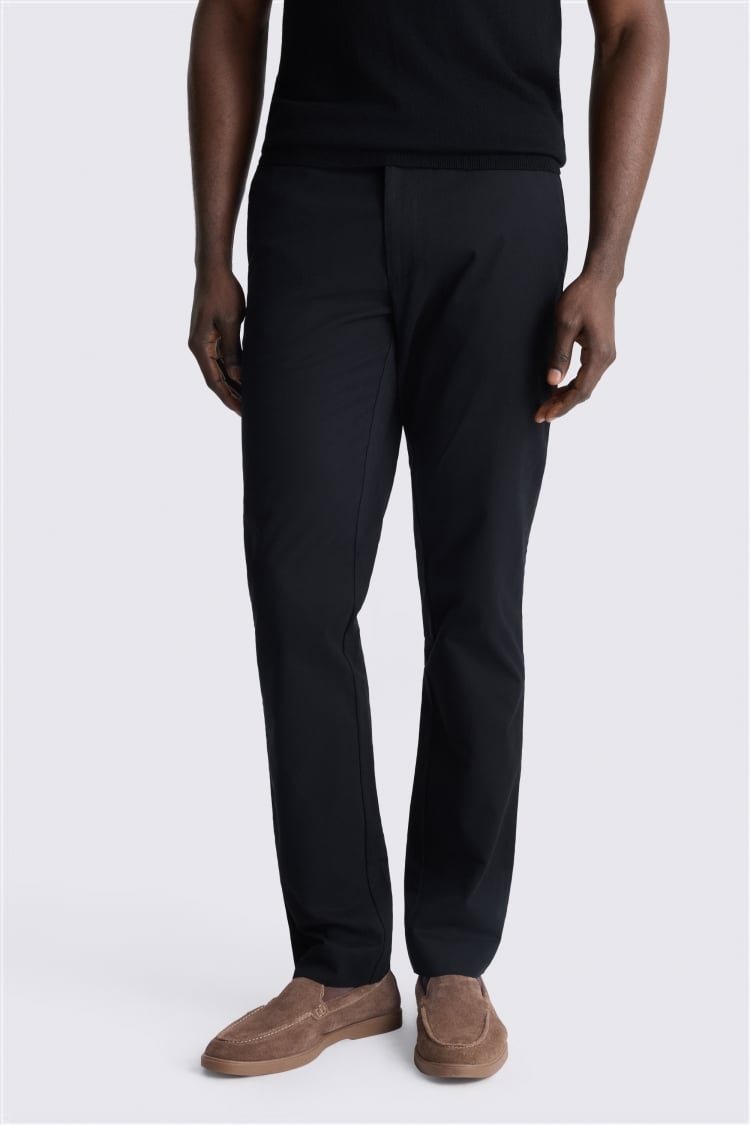 Slim Fit Black Chino 
