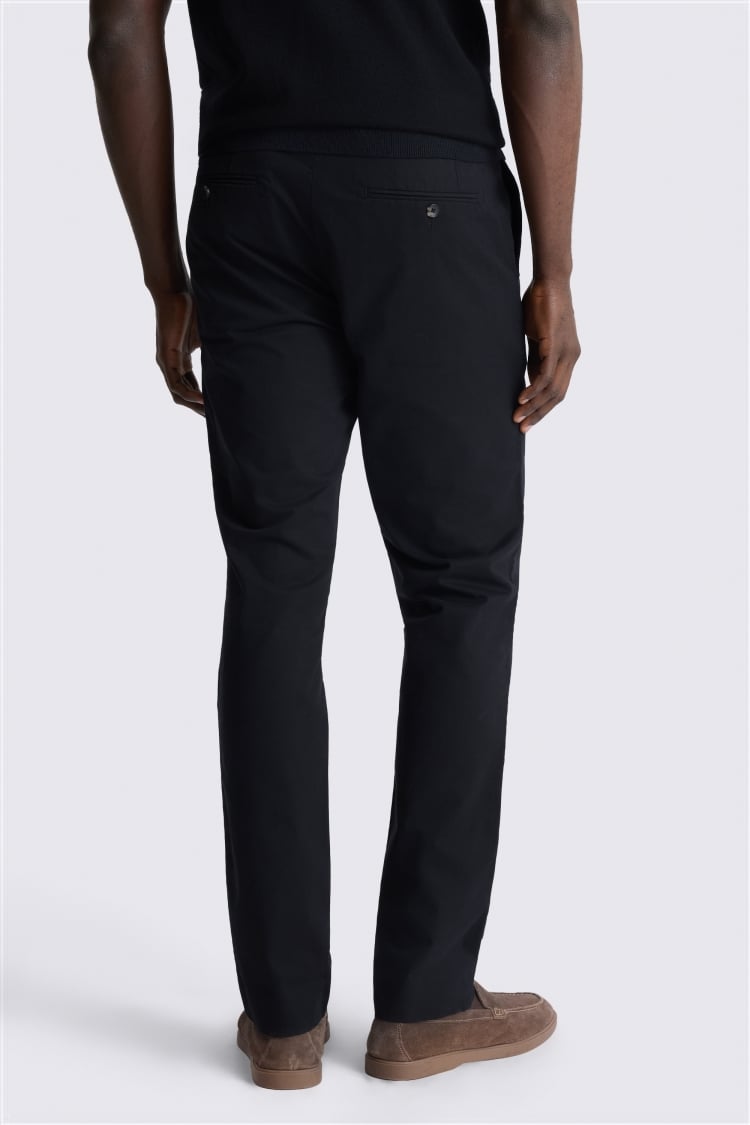 Slim Fit Black Chino