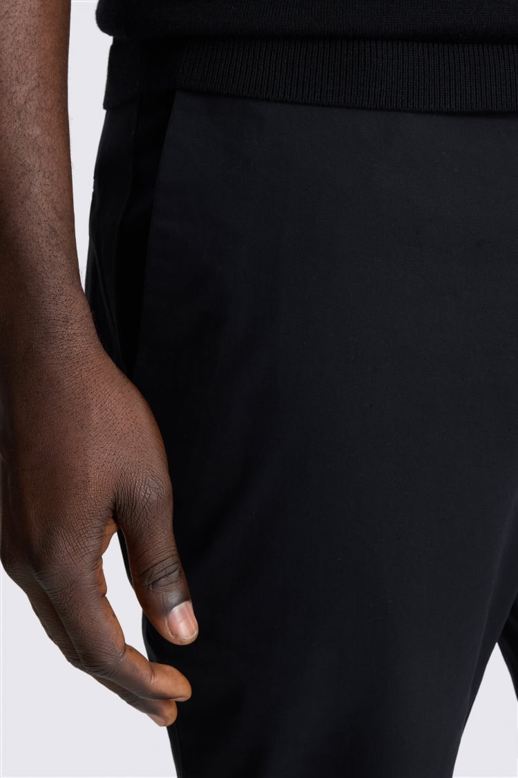 Slim Fit Black Chino