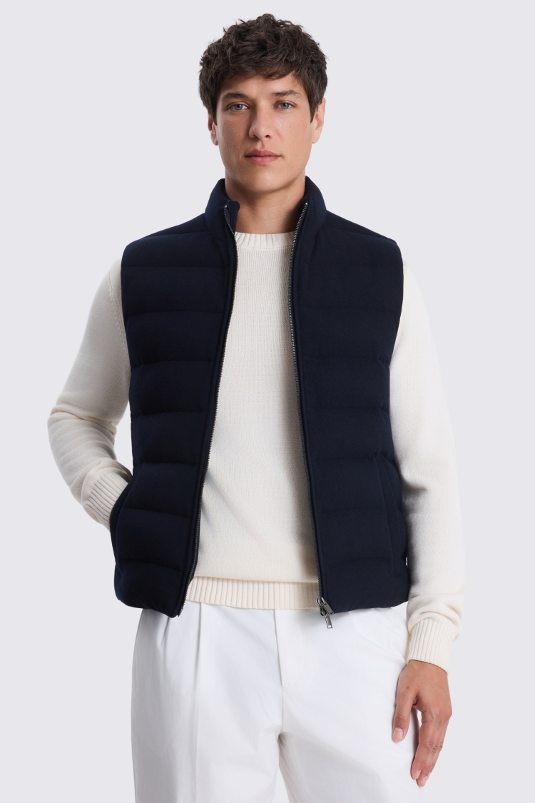 Navy Gilet
