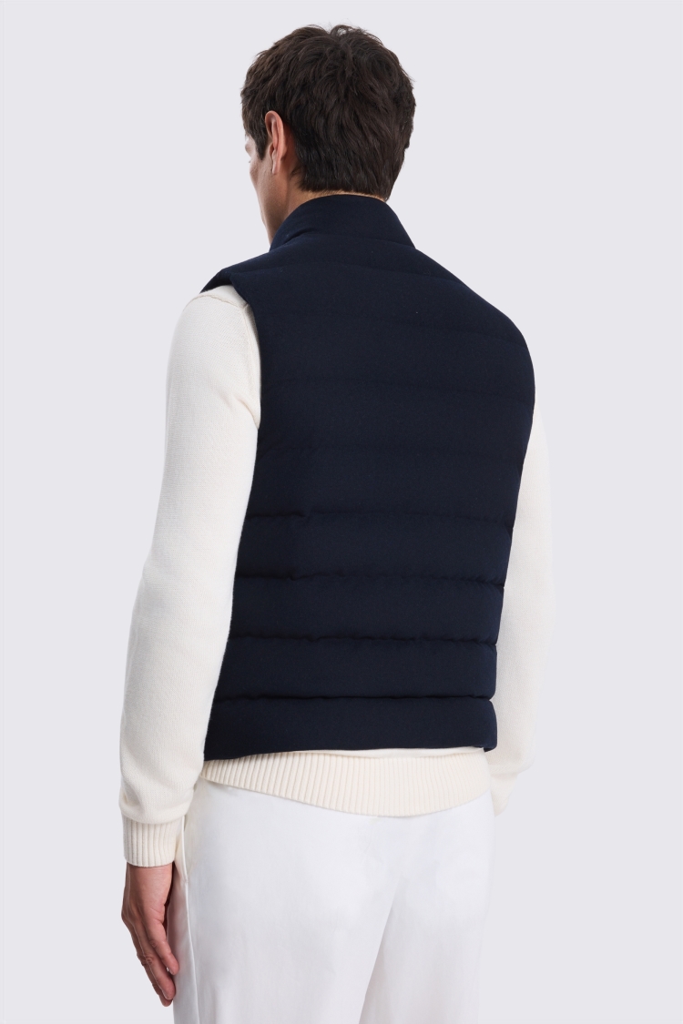 Navy Gilet