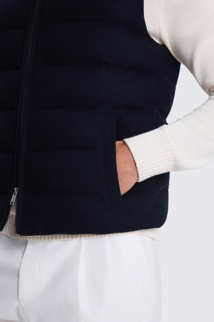 Navy Gilet