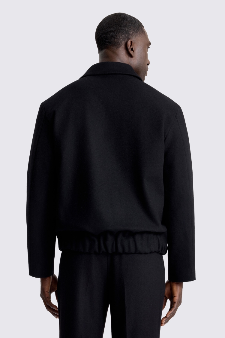 Black Blouson Jacket