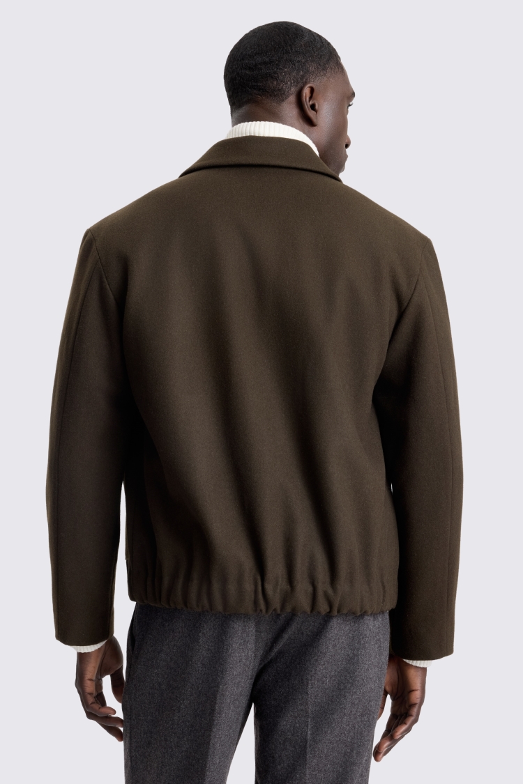 Khaki Blouson Jacket