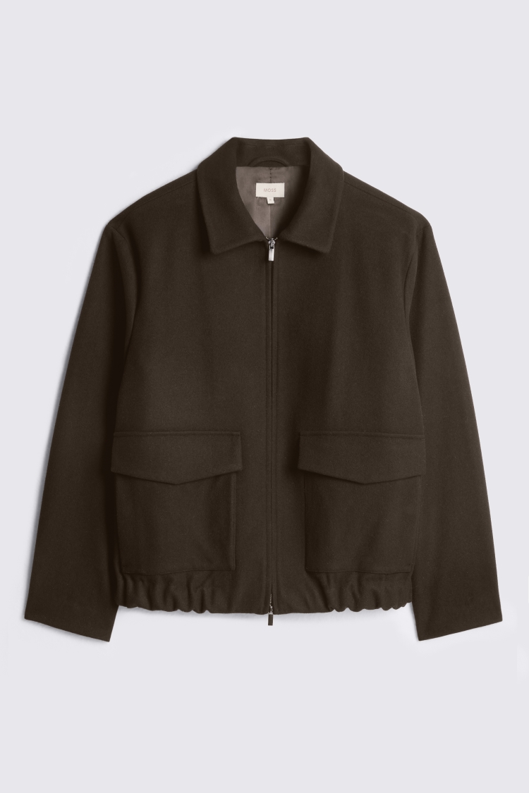 Khaki Blouson Jacket