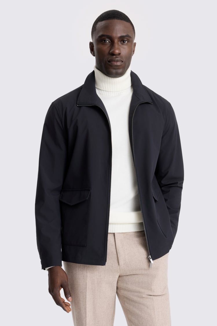 Navy Hybrid Jacket