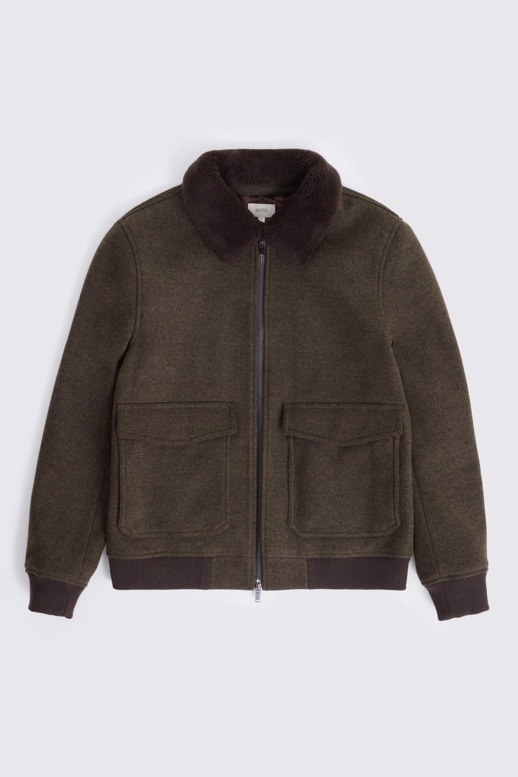 Khaki Borg Bomber 