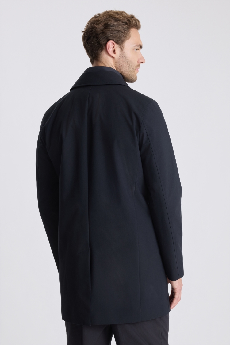Navy Raincoat With Insert 