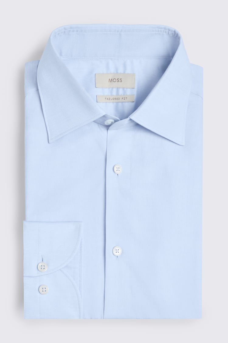 Italian Tailored Fit Sky Dobby Shirt