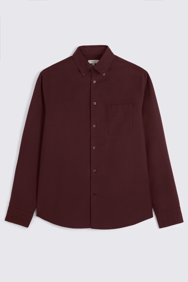 Wine Washed Oxford Shirt