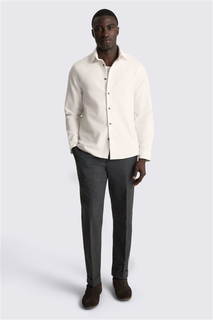 Off White Moleskin Overshirt