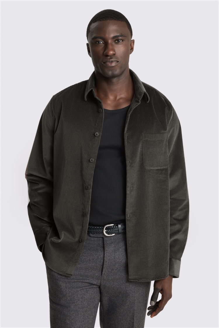 Green Corduroy Overshirt