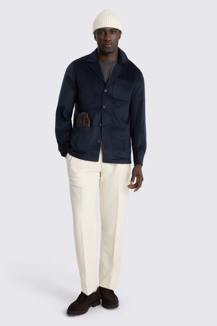 Navy Safari Shacket