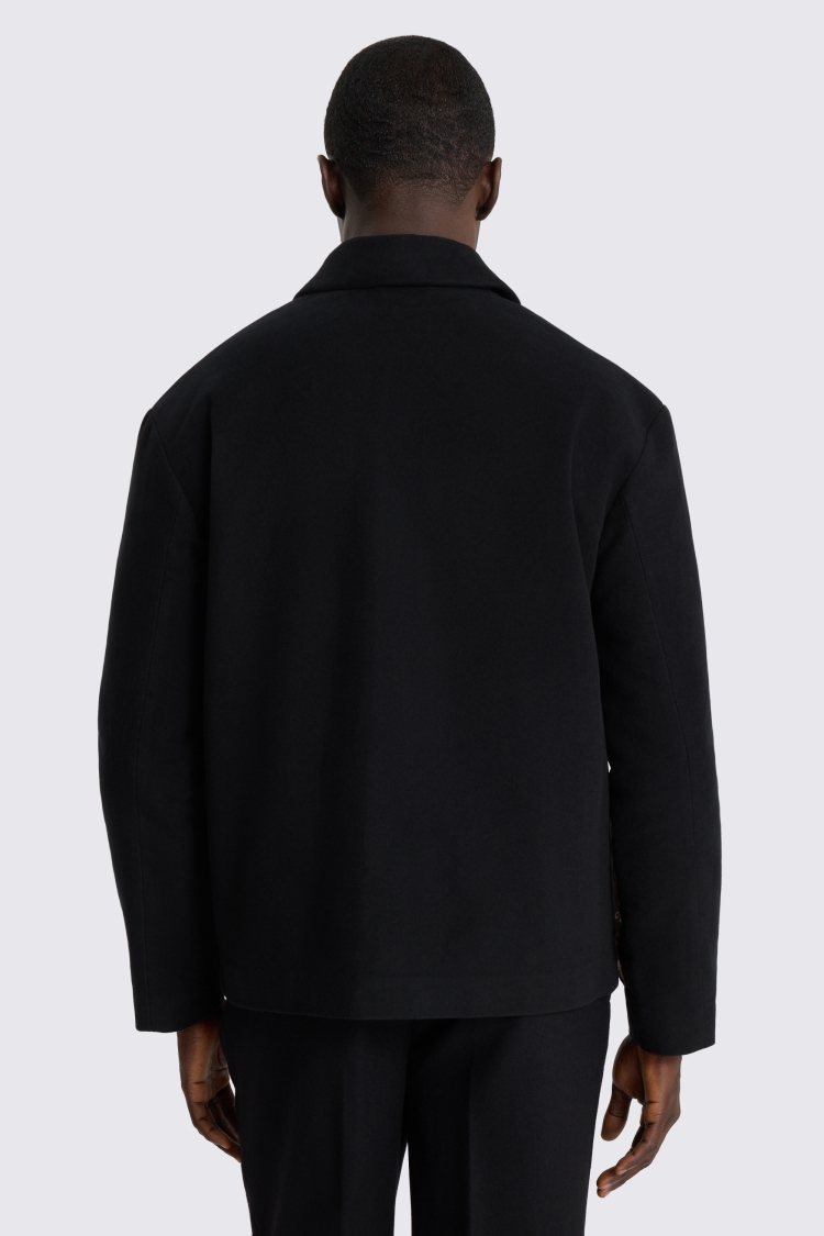 Black Moleskin Shacket 