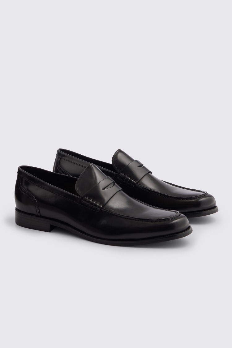 John White Downey Black Loafers