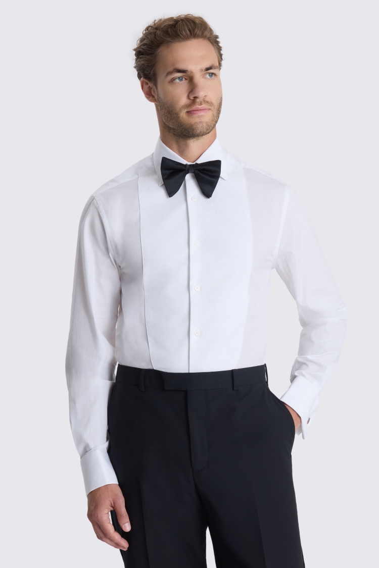 Tailored Fit White Dress Shirt