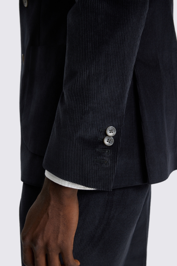 Slim Fit Ink Cord Suit Jacket