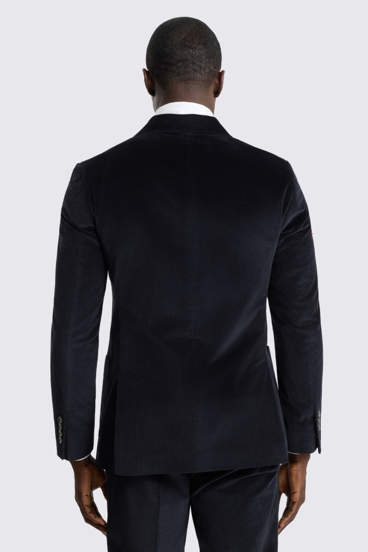 Slim Fit Ink Cord Suit Jacket