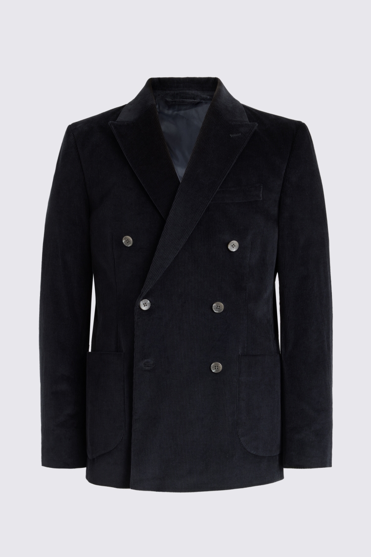 Slim Fit Ink Corduroy Suit