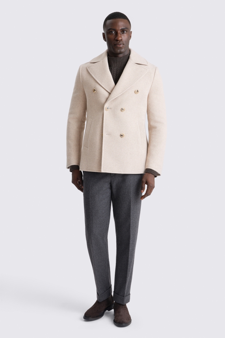 Oatmeal Peacoat
