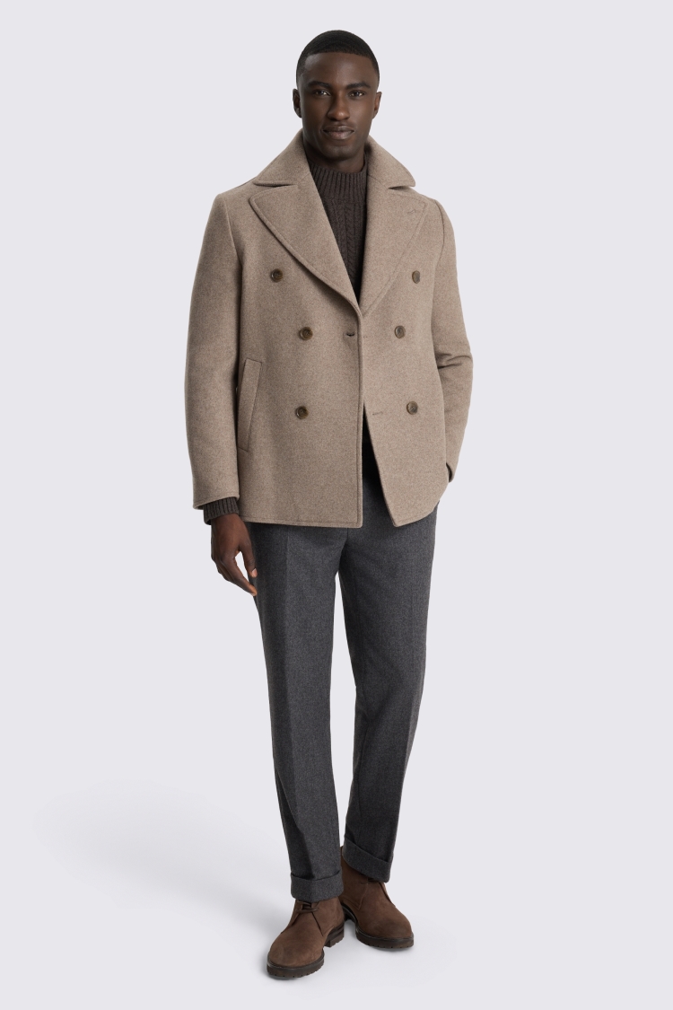 Taupe Peacoat
