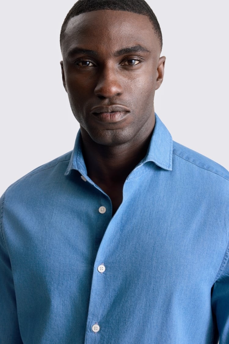 Light Blue Denim Shirt