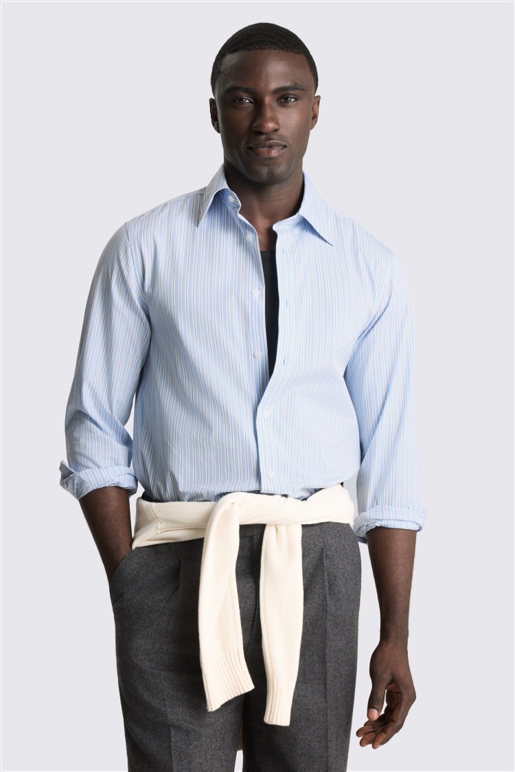 Light Blue Stripe Shirt