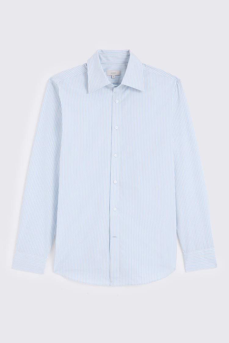Light Blue Stripe Shirt