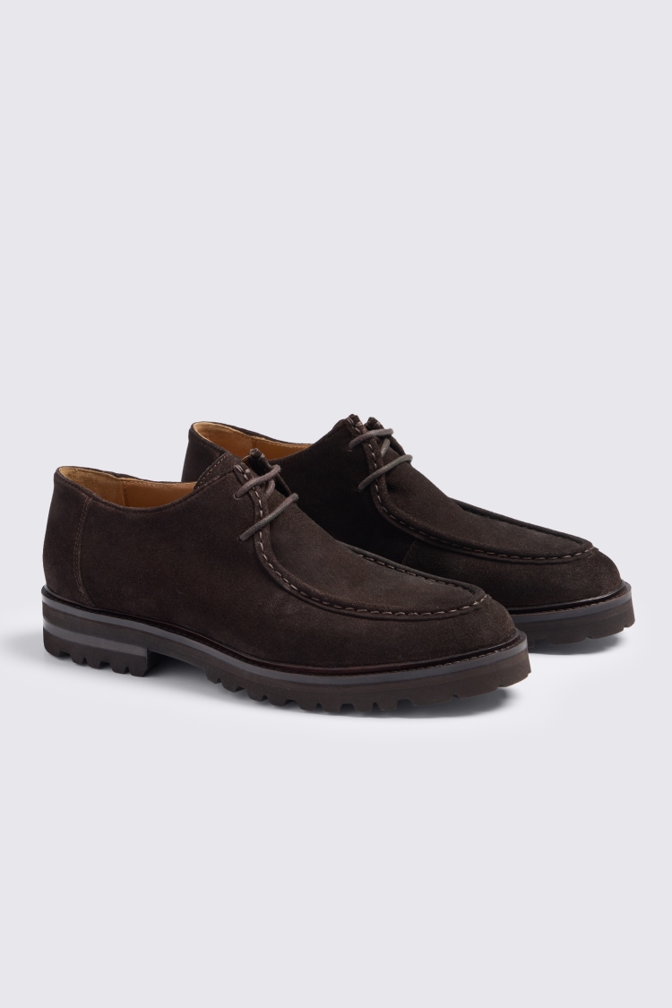 Dalston Chocolate Suede Moc Toe