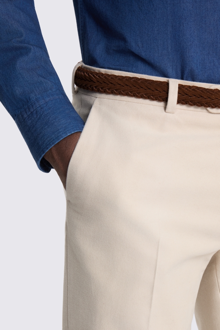 Ecru Moleskin Trouser