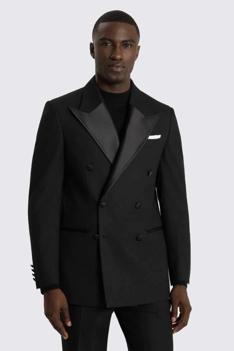 Relaxed Fit Black DB Suit