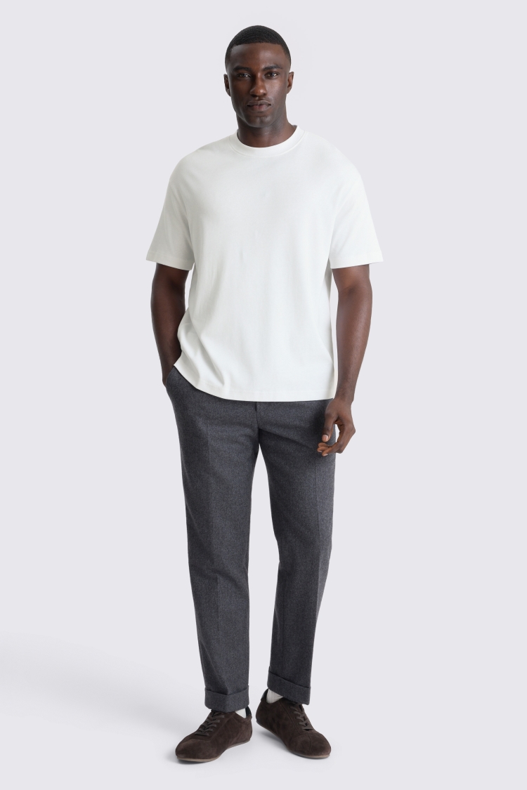 Peached White Heavy Weight T-Shirt