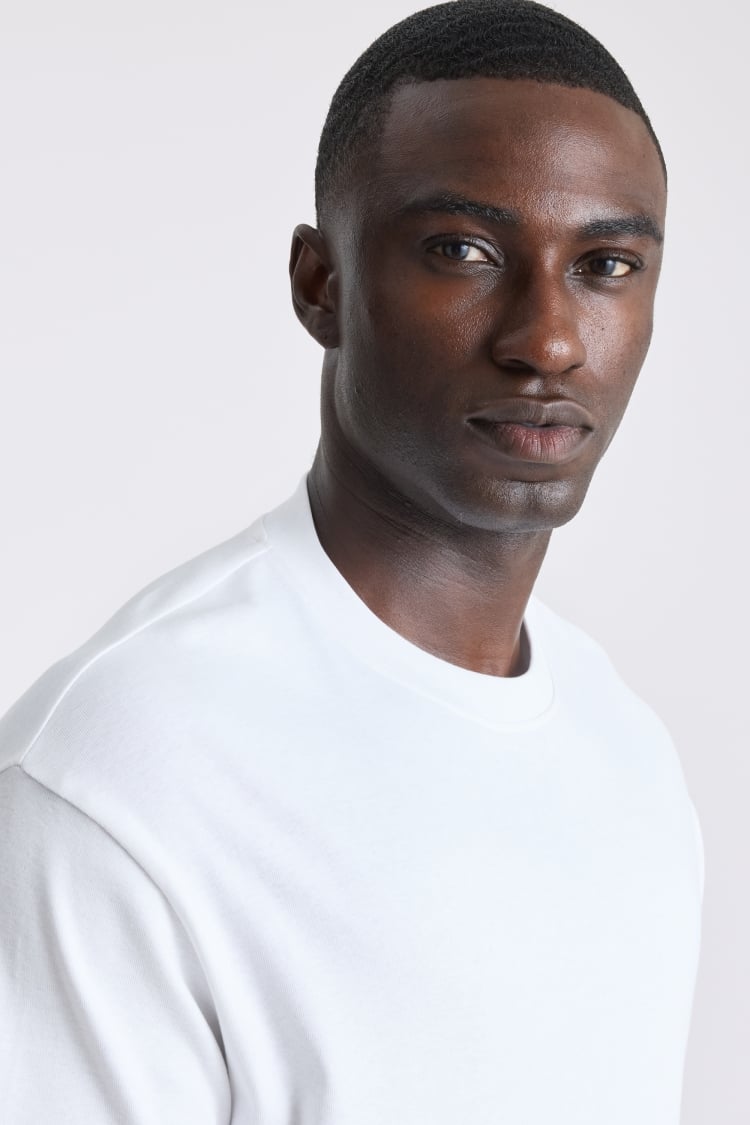 Peached White Heavy Weight T-Shirt