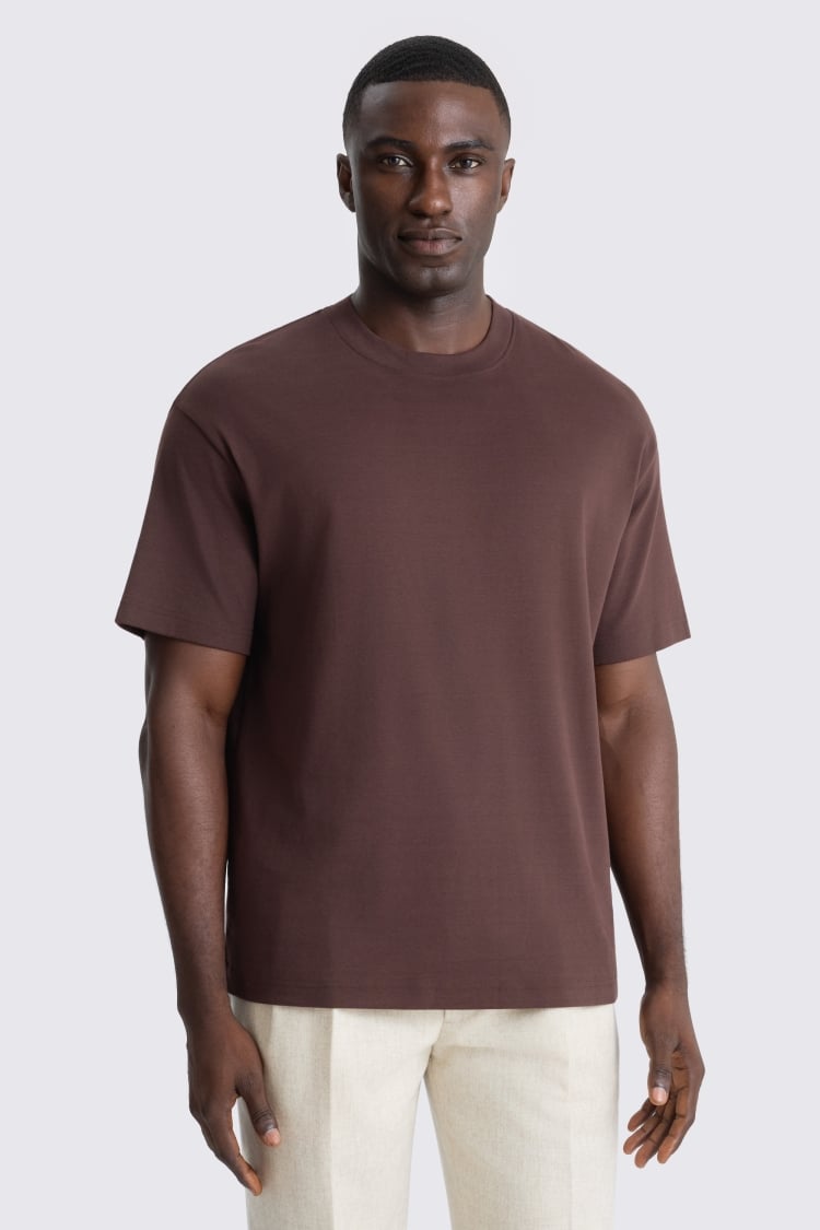 Peached Brown Heavy Weight T-Shirt