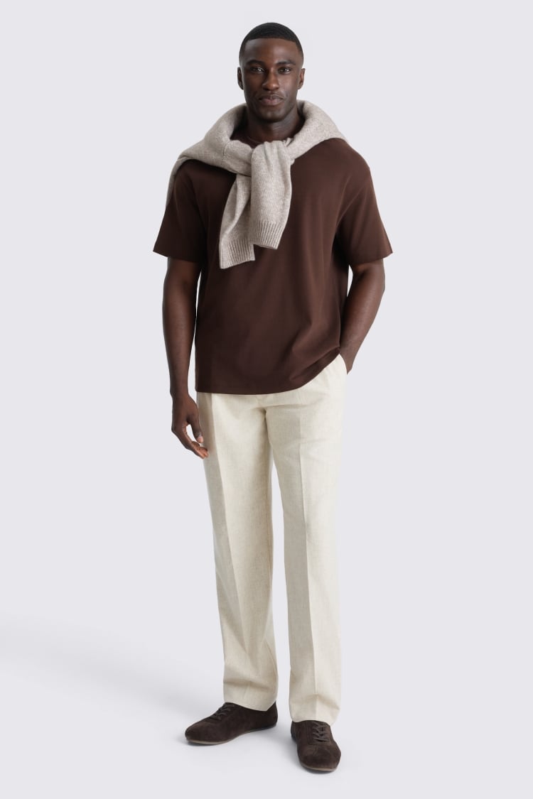 Peached Brown Heavy Weight T-Shirt