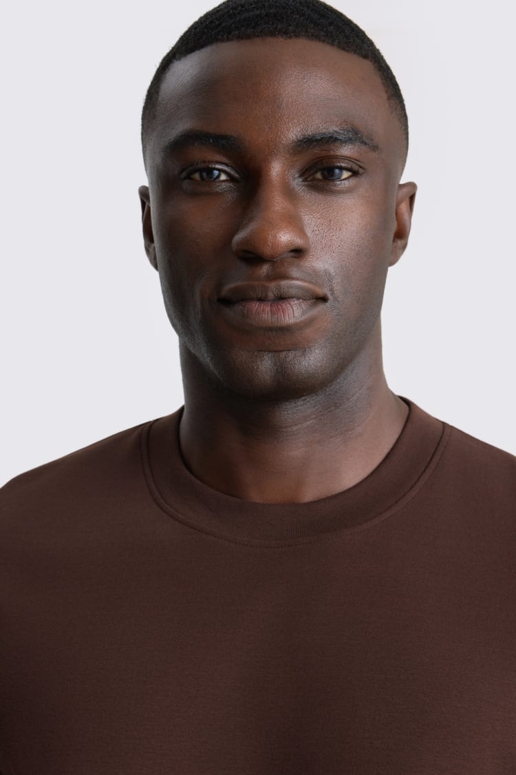 Peached Brown Heavy Weight T-Shirt