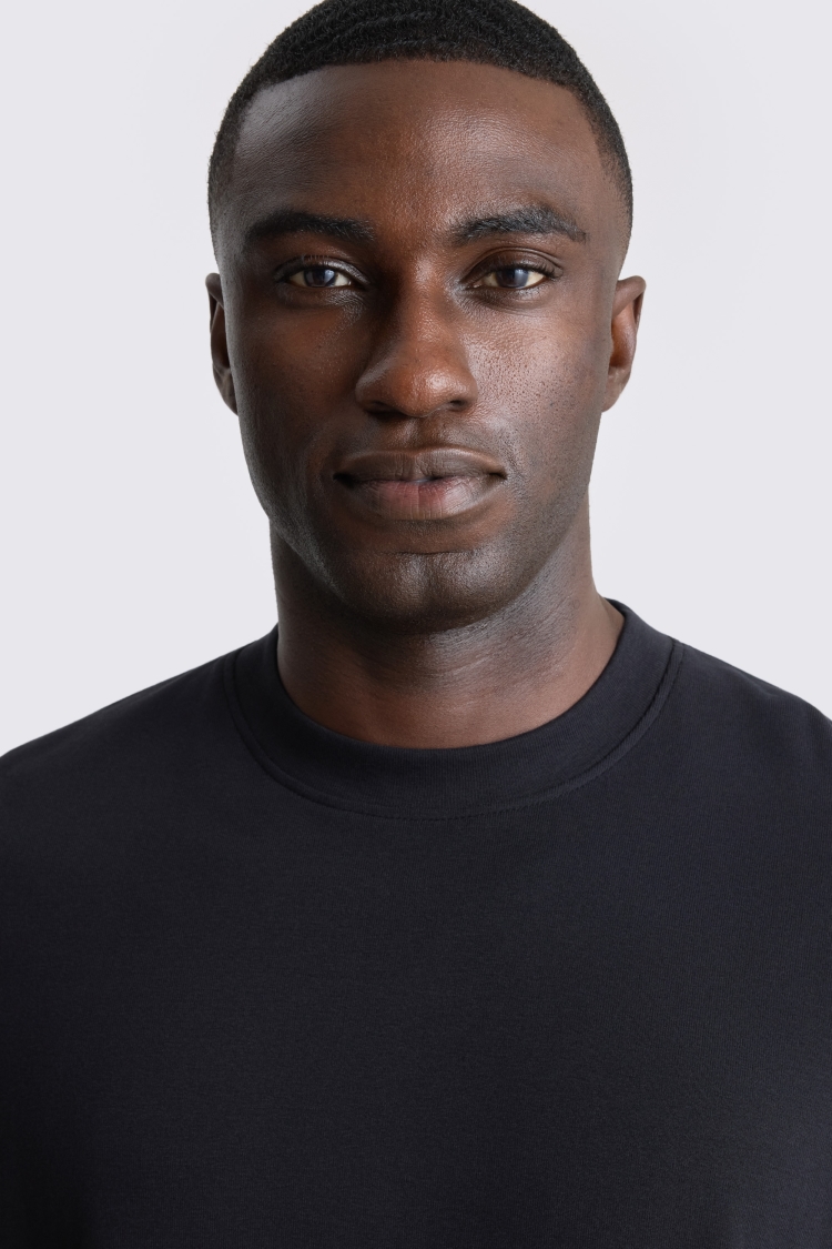 Peached Black Heavy Weight T-Shirt