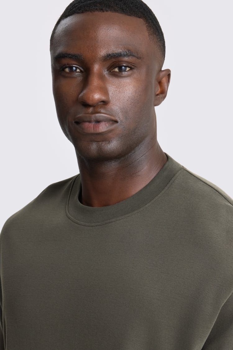 Peached Khaki Heavy Weight T-Shirt